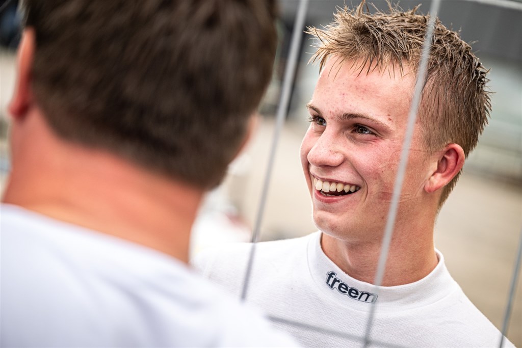 Første formelsejr kom på Ring Djursland.
(Foto: Grippo)